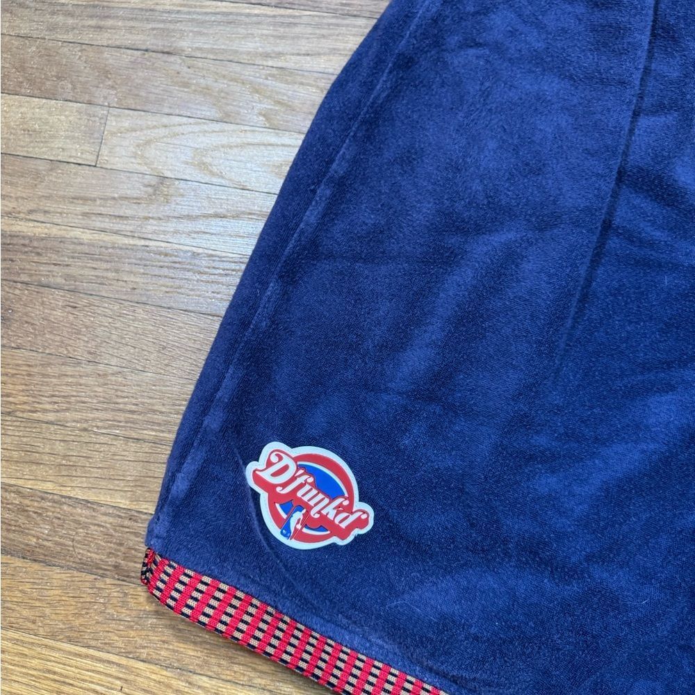 Y2K Reebok Hardwood Classics Syracuse Nationals NBA Terry Shorts Mens XXL Retro - Picture 4 of 8